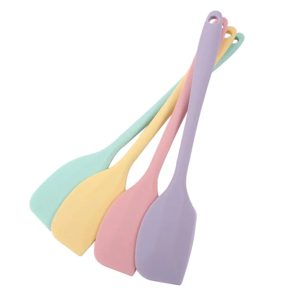Silicone Scraper Heat-Resistant Silicone Spatula - Perfect for Cooking Baking & Stirring - Food Grade Kitchen Scraper
