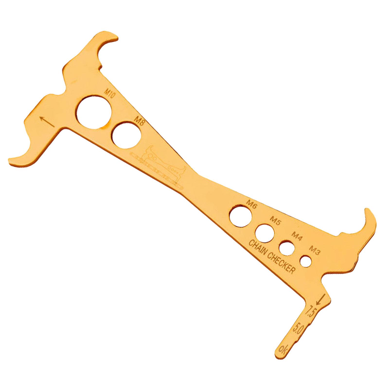 

1/2pcs Bike Chain Gauge Measurement Ruler Portable Bicycles Chain Wear Indicators Checker Road Bike Chain Repair Tool 1PC