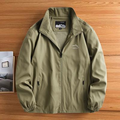 Spring and Autumn Men's Middle-aged Jacket Mountain Waterproof Camping Jacket Functional Outdoor Japan and Korea Quick-drying Casual Jacket