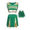 Dance Performance Cheerleading Uniform Short Skirt Suit Halloween Party Gift