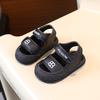 Summer Toddler Closed Toe Sandals Soft Sole Anti-Collision Walking Shoes For Boys Girls
