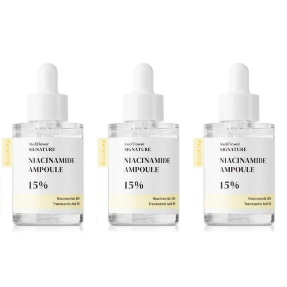 Medi Flower Signature Niacinamide Ampoule 15% Ampoule 30ml*1Pc/2Pcs/3Pcs/4Pcs