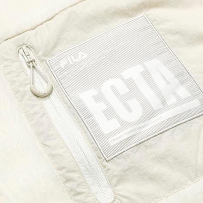 New FILA Velvet Jackets Men's Ecru F51M249998F-IV