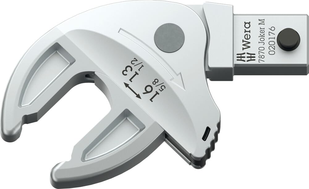 

Wera 05020176001 7870 Joker M Adjustable 9x12mm Mounting 9x12 x x x mm Imported from Wrench, 13-16mm Opening, Size, 13-16 5/8-3/4 67.7 [Officially