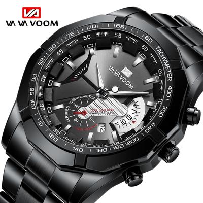 Leucht Mode Datum Männer Quarz Uhren Top-marke Luxus Männlichen Uhr Chronograph Sport Herren Armbanduhr Hodinky Relogio Masculino