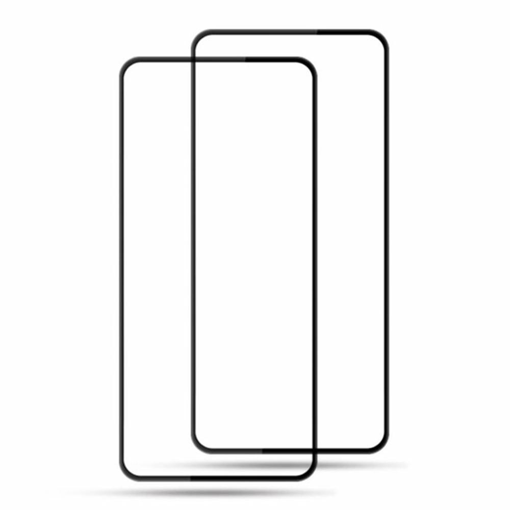 

AMORUS 2Pcs For Oppo A80 5G/A60 4G/A3 Pro (Global) 5G Screen Protector Shatterproof Silk Printing Tempered Glass Film Black
