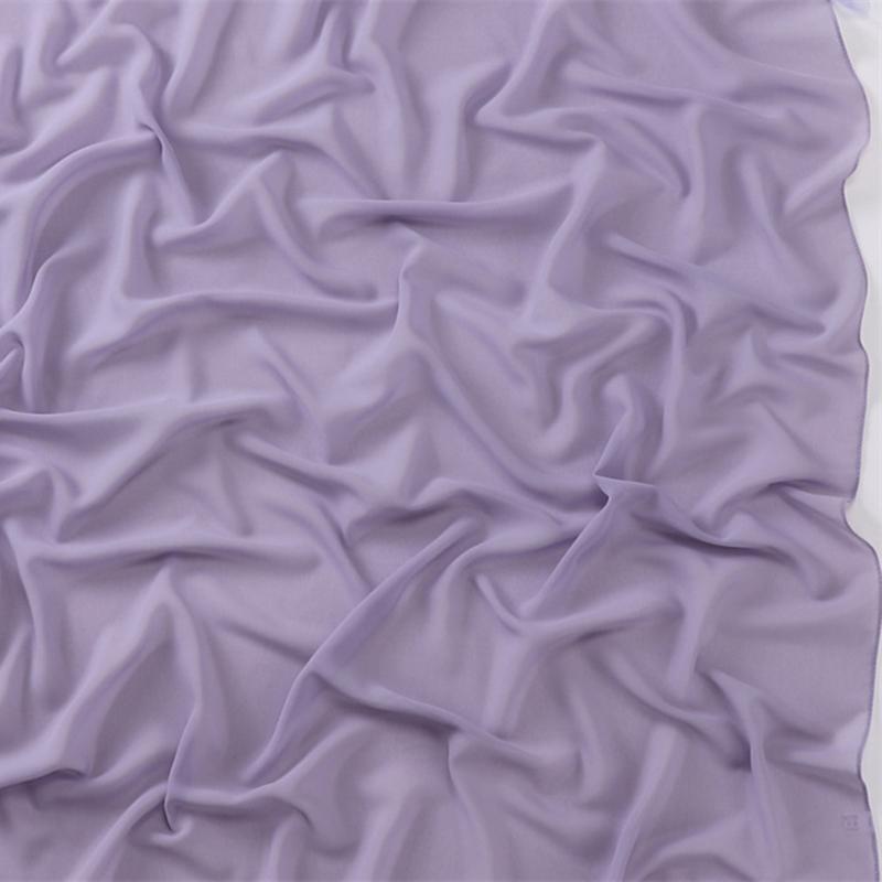 Muslimischer Chiffon Hijab Schal Einfarbiges Quadratisches Kopftuch für Frauen Hijabs Schals Jersey Hijabs Islamischer Turban Stirnband Schal