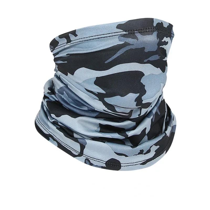 Ice Silk Face Cover mask Neck Tube Quick-drying Outdoor Fishing Cycling Magic Motorcycle Breathable Bandana UV Protection Scarf
