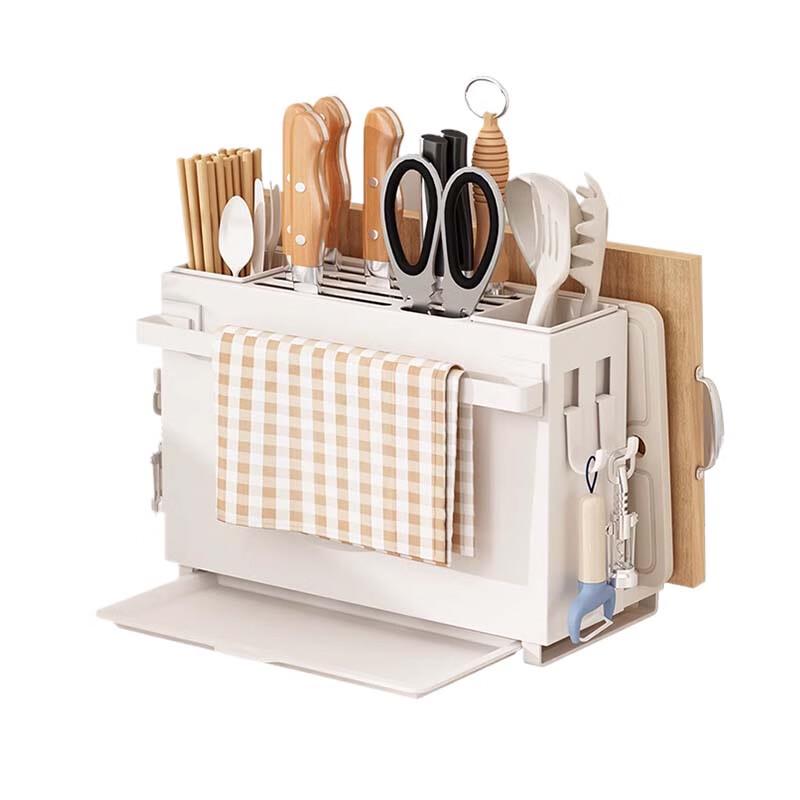 Multi-functional Kitchen Knife and Storage Rack