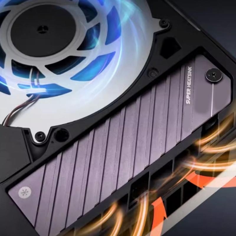 M.2 SSD Heatsinks, NVMENGFF Cooling Aluminum Cooling Radiators withThermal SiliconePad for Slim PCIE 2280 SSD