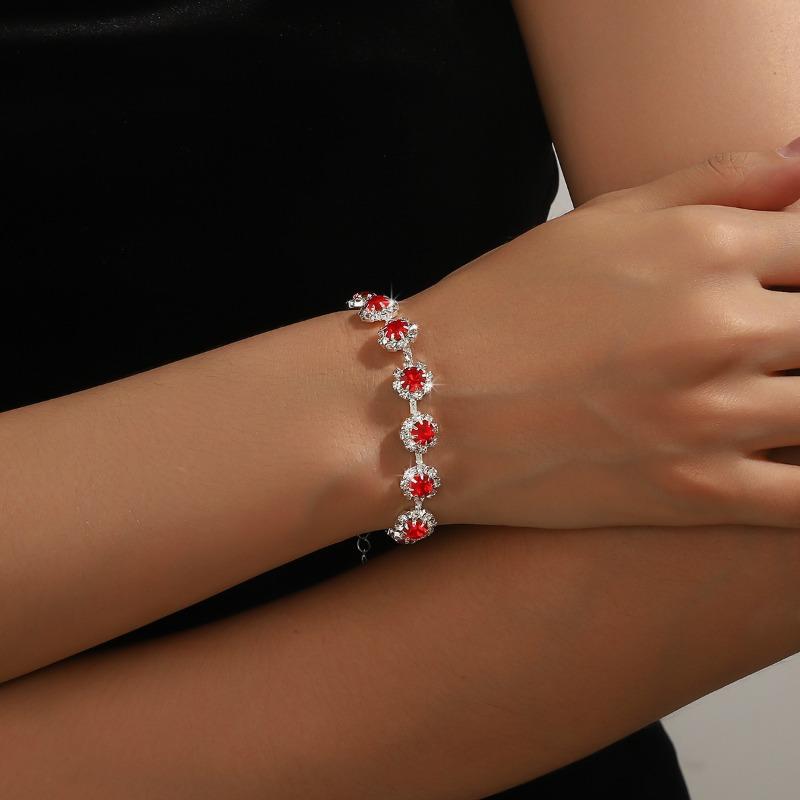 Middle Eastern Jewelry Set Necklace Earrings Bracelet Three-piece Set Full of Diamonds Bridal Jewelry, Dress Accessories