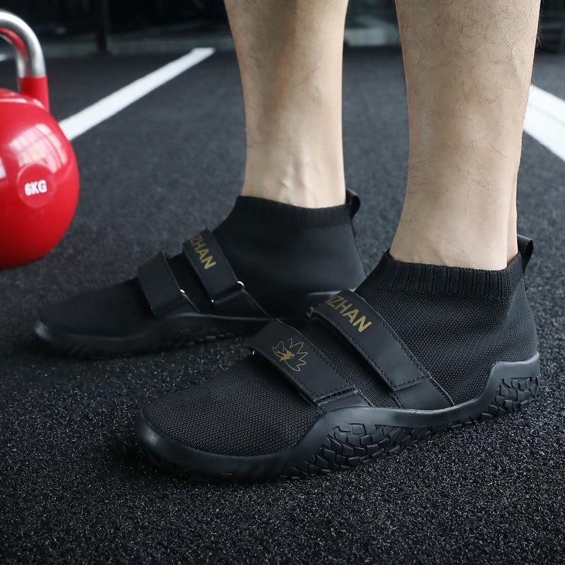 Versatile Squat Deadlift Shoes - Unisex Weightlifting & Wrestling Shoes with Soft Sole, Breathable, Non-slip for Fitness