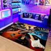 Crossed Guitar Pattern Area Rugs Carpet Machine Washable Living Room Bedroom Nursery Outdoor Patio Garden Yard Home Decor Decor