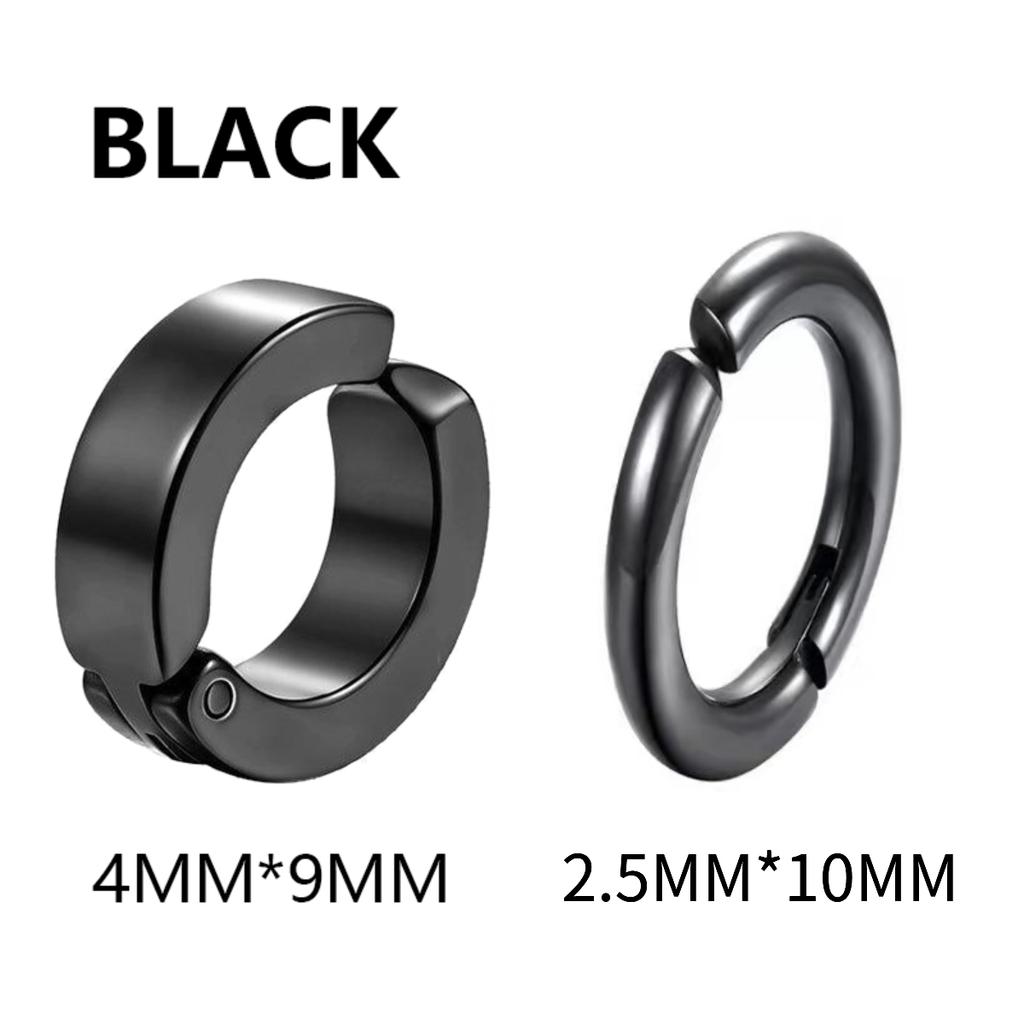 Personalities Clip Earrings Jewelry for Unisex with Hypoallergenic Punk Stainless Steels Earrings Gifts
