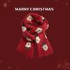 Versatile Christmas Tree Red Knitted Scarf Women'S Match Christmas Gifts Autumn Winter Warm Neck Protection Scarf Green Scarf