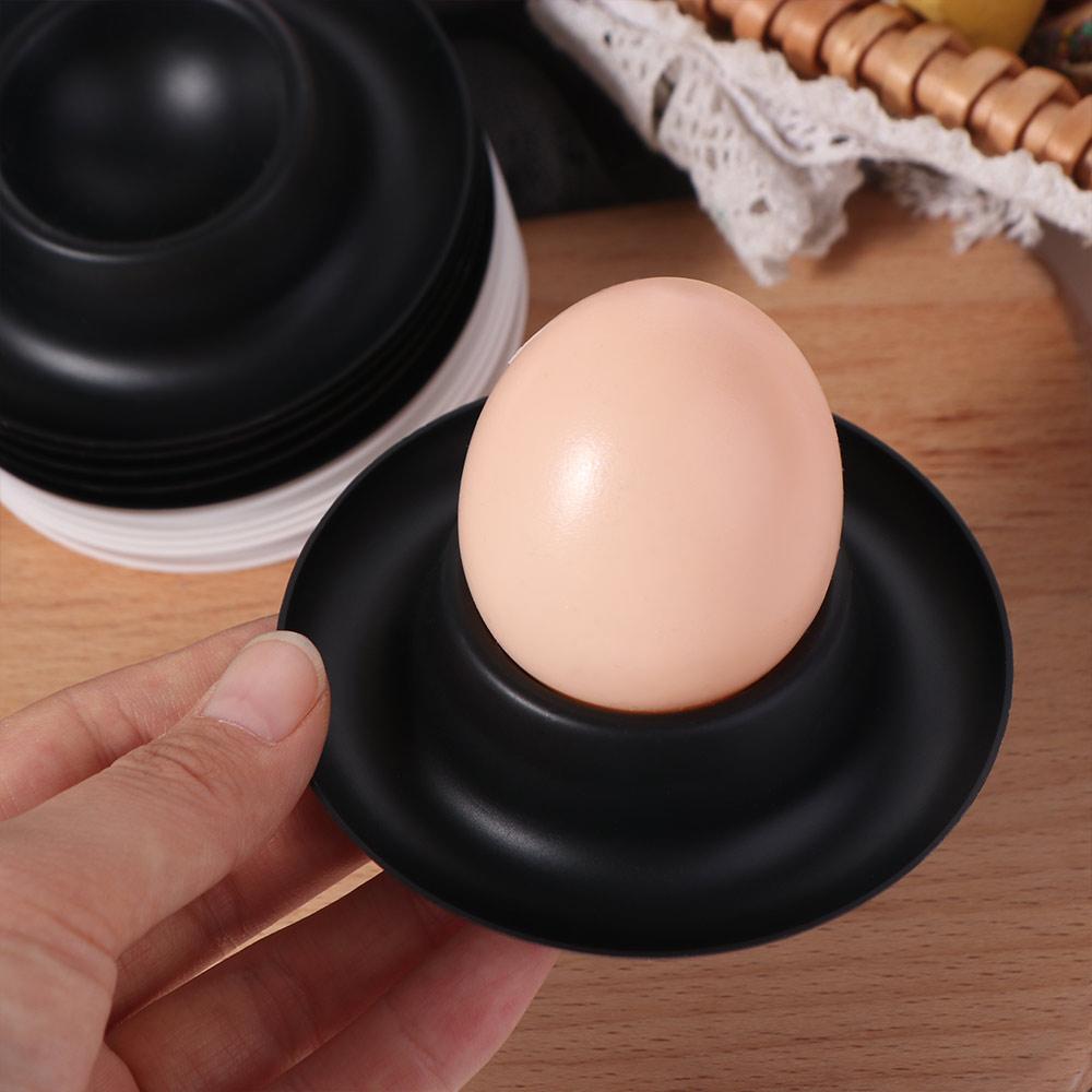 6Pcs Plastic Soft Boiled Egg Rack Creative Egg Storage Tray  Kitchen Storage Supplies