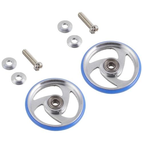 

TAMIYA Mini 4WD Grade Up Parts Series No.251 GP.251 19mm Aluminum Bearing Roller with Plastic Ring 15251