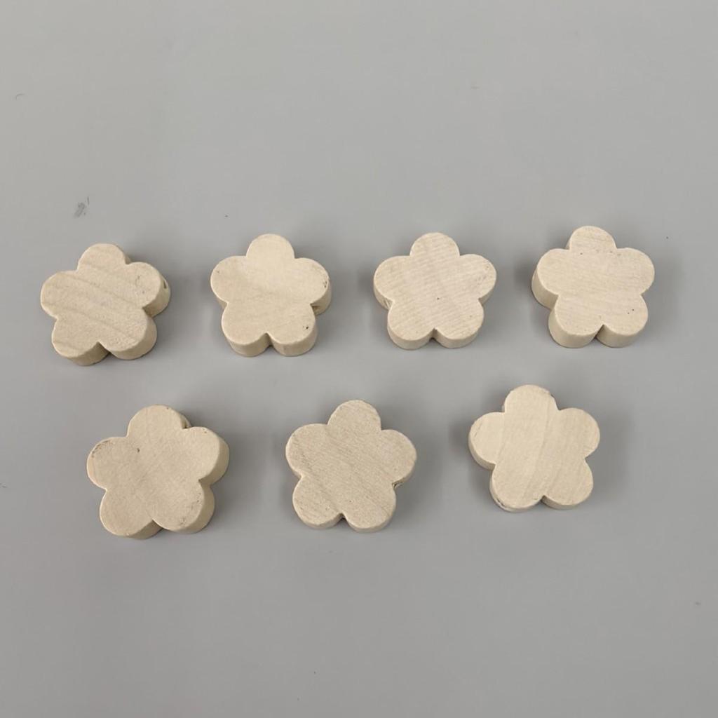 Cross-border Original 20MM Wood Star Beads for DIY Jewelry and Children's Crafts