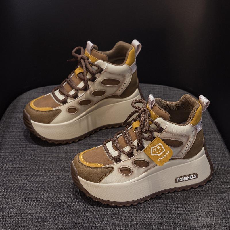 New pop board casual fashion comfortable sports versatile women's shoes small platform shoes women