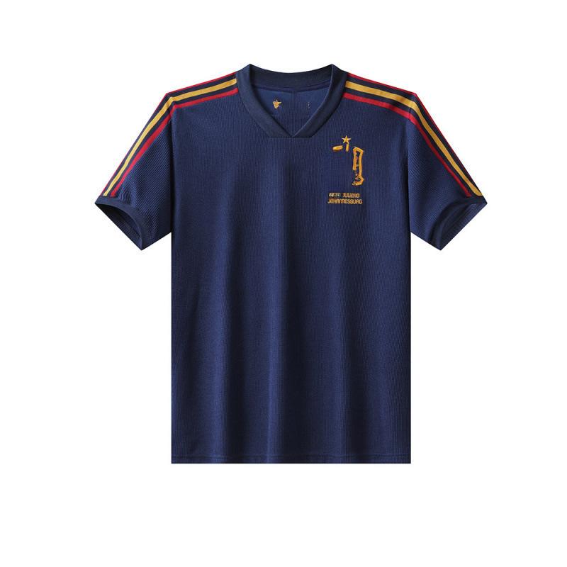 Off-topic Cross-border Spanish and Polish Vintage Poland, Mexico, and Wales Vintage Jerseys, Loose Short-sleeved Football Jerseys