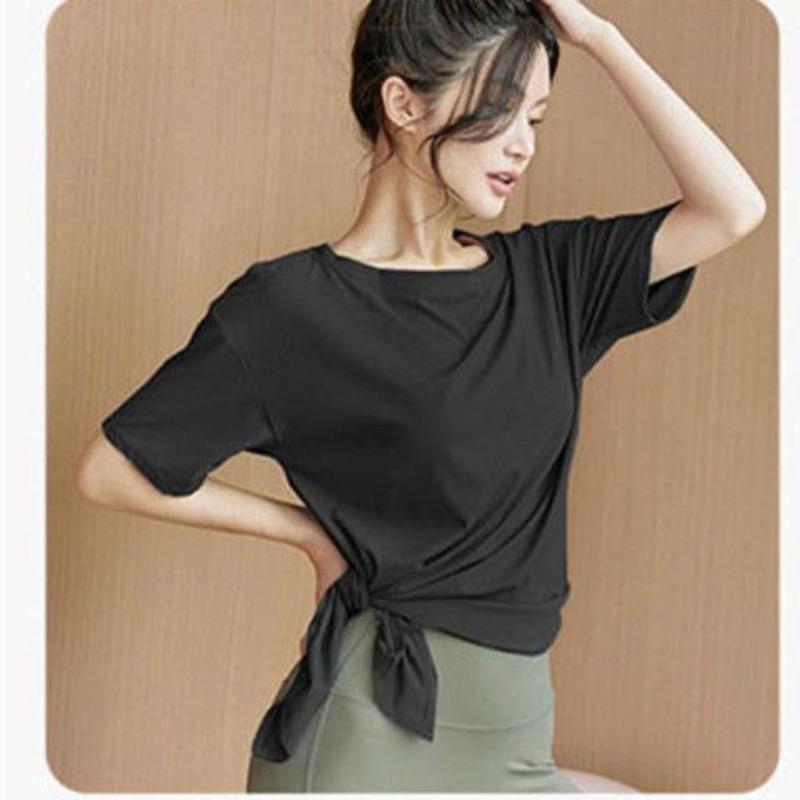 Summer Yoga Tops Sport Shirt Women Fitness Gym Top Yoga Running T-shirts Female Sports Top Quick Dry Workout Tops For Women