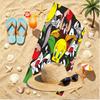 Looney Tunes Print Beach Towel, Versatile Lightweight Absorbent Beach Towel for Pool Surf Yoga Bathroom, Perfect Birthday Holiday Gift