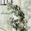 Green Foliage Vine Artificial Plants Christmas Tree Accessories Wedding Outdoor Garden Courtyard Archway Decor Home Wall Hanging