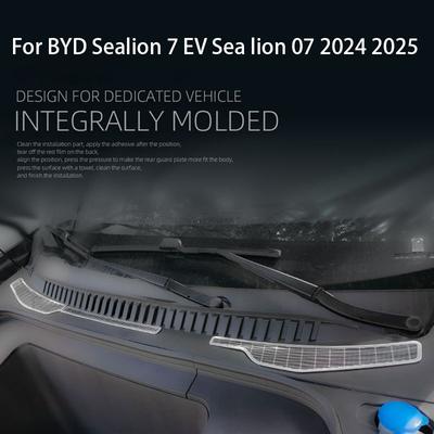Car Front Hood Dust Cover Filter Proof Cover Protective Cover Intake Port Accessories For BYD Sealion 7 EV Sea Lion 07 2024 2025