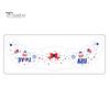 Holiday Tattoo Stickers Waterproof Freckle Tattoos Stickers, USA Flag Face for Independence Safe Skin Decals Day, Patriotic Temporary Body Art