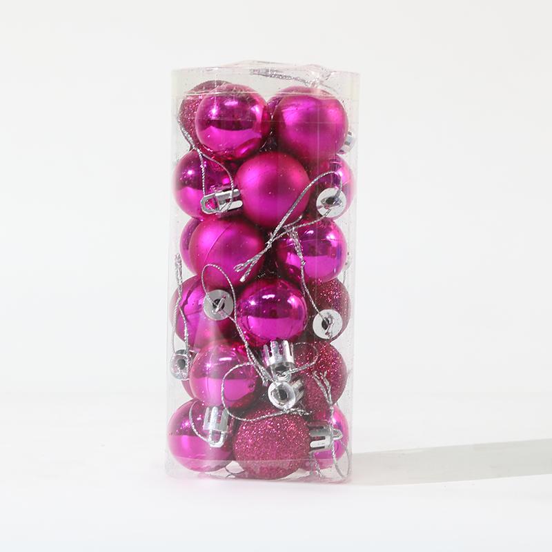 1 Box Weihnachtskugeln Christbaumschmuck Kugel Weihnachten Hängende Baumanhänger Heimpartydeko 2025 Neujahrsgeschenk Noel Navidad