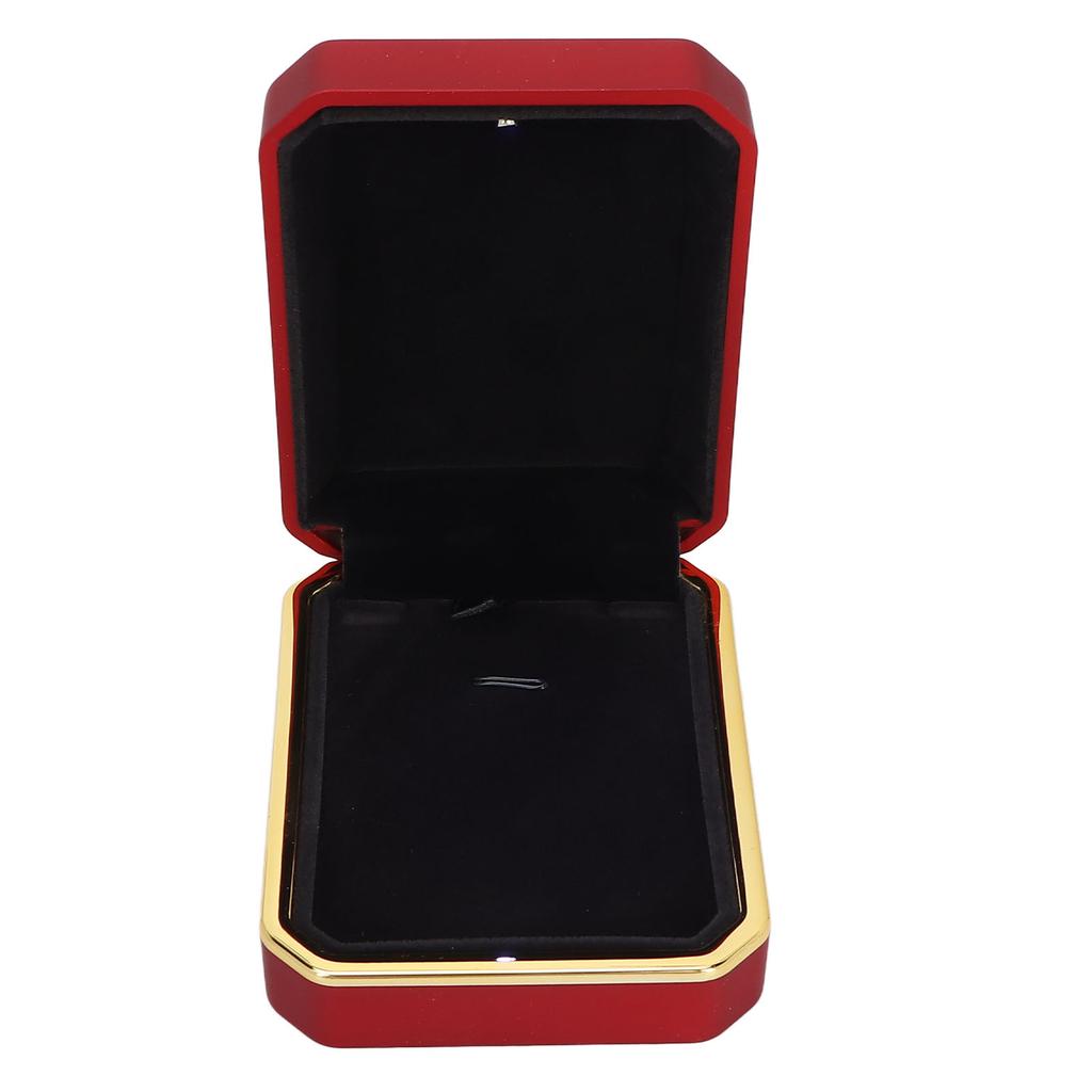 Jewelry Display Box Light Flocking Inside Rings Pendant Storage Gift Box for Engagement Wedding