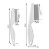 Pet Flea Comb: Fine-Tooth & Steel Needle Dog/Cat De-shedding Tool