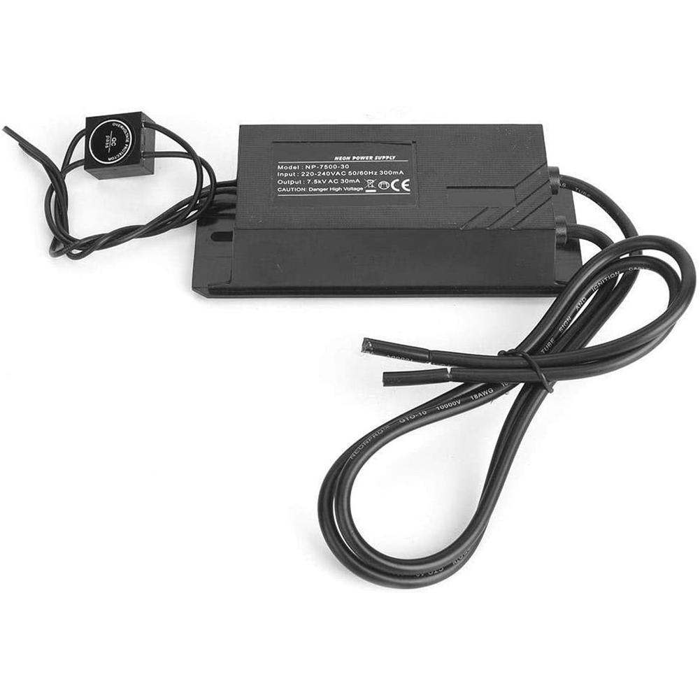 For Business Signage 7.5KV Power Supply 7.5KV Output Electronic Transformer 5.75x2.24x1.38 Inches Moisture-Proof