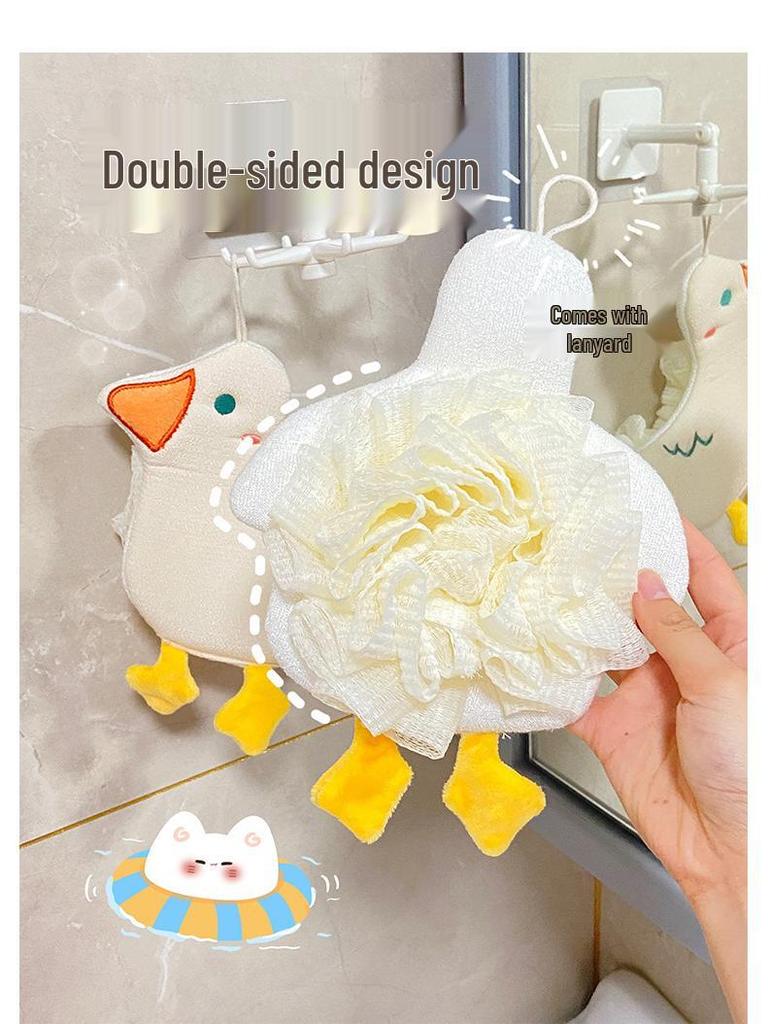 New Offer: Cartoon Back Scrubber & Bath Flower - Ladies' Exfoliating Duo