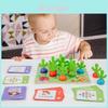 Holzblasen-Drachen-Karotten-Bausteine Gedächtnisspiel Mit DIY Logikpuzzle Für Kinder Lernspiel