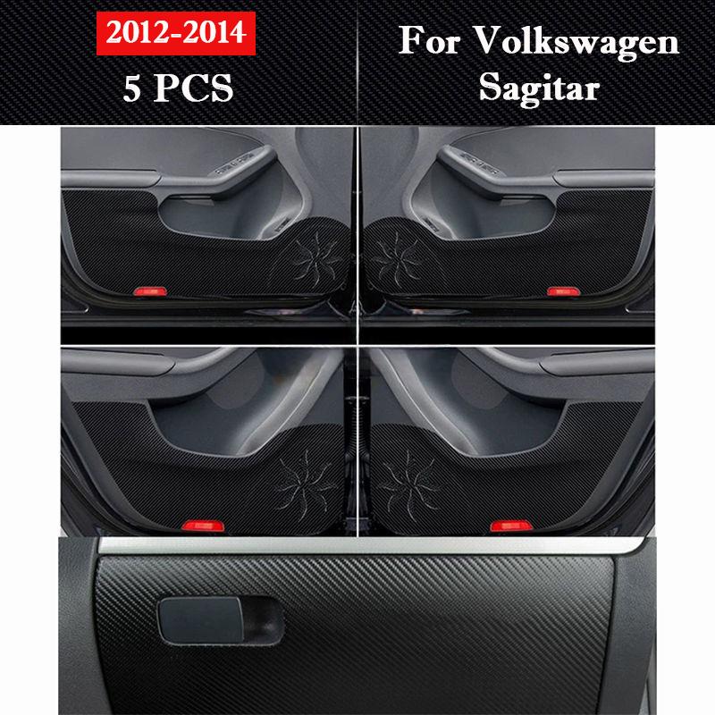 For Volkswagen Sagitar 2012-2026 Car Door Anti Kick Pad Glove Box Protection Sticker Scratch Resistant Film Interior Accessories