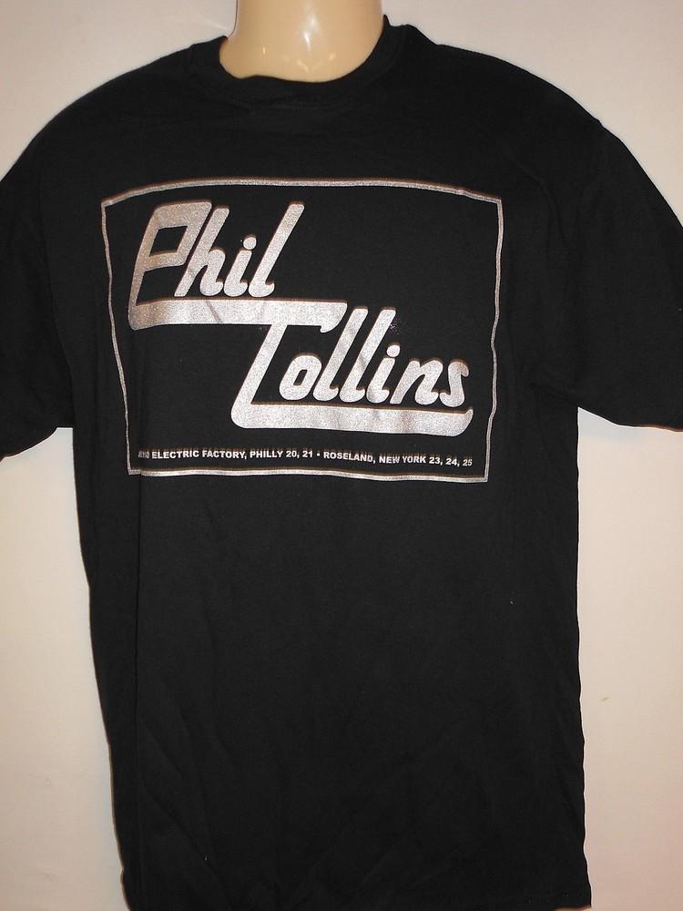 PHIL COLLINS OFFICIAL MERCH BAND CONCERT MUSIC  2XL / XXL Unisex T-Shirt XL
