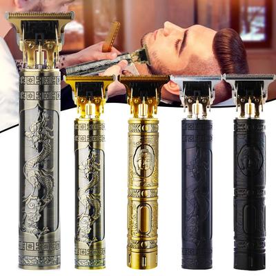 Vintage T9 Electric Cordless Hair Cutting Machine Professional Hair Barber Trimmer For Men Clipper Shaver Beard Lighter