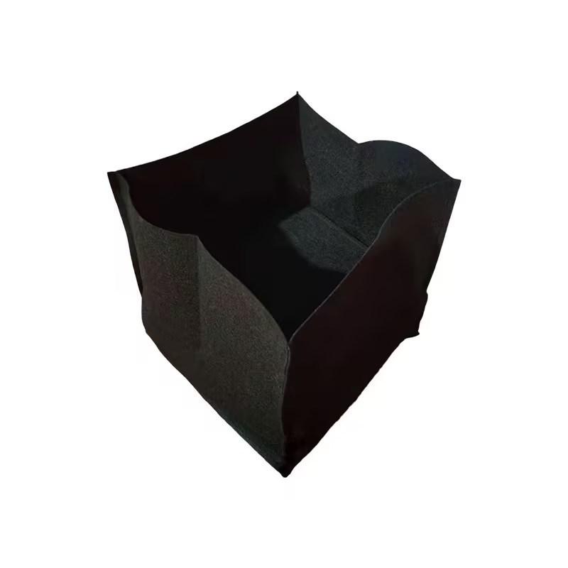 1Pc  Multi-grid Planting Bucket Rectangular Planting Bag Flower Plant Nutrition Bag Felt Beauty Planting Bag Printed Logo