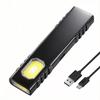 Mini COB Flashlight Pen Clip Design Work Light Portable Flat Light  Outdoor Lighting