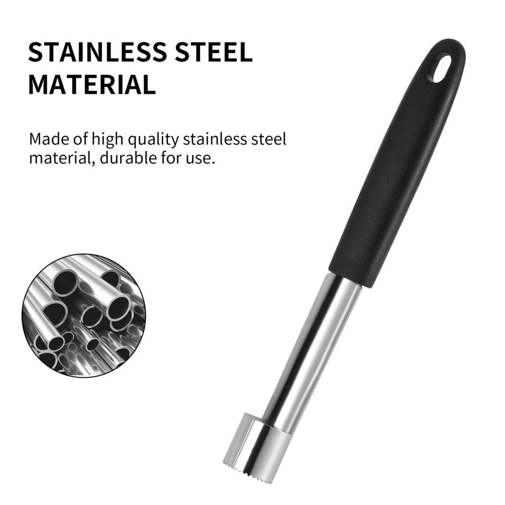 Stainless Steel Core Remover Fruit Vegetable Seeder Red Dates Pear Pip Corer Easy Twist Household Supplies Tools