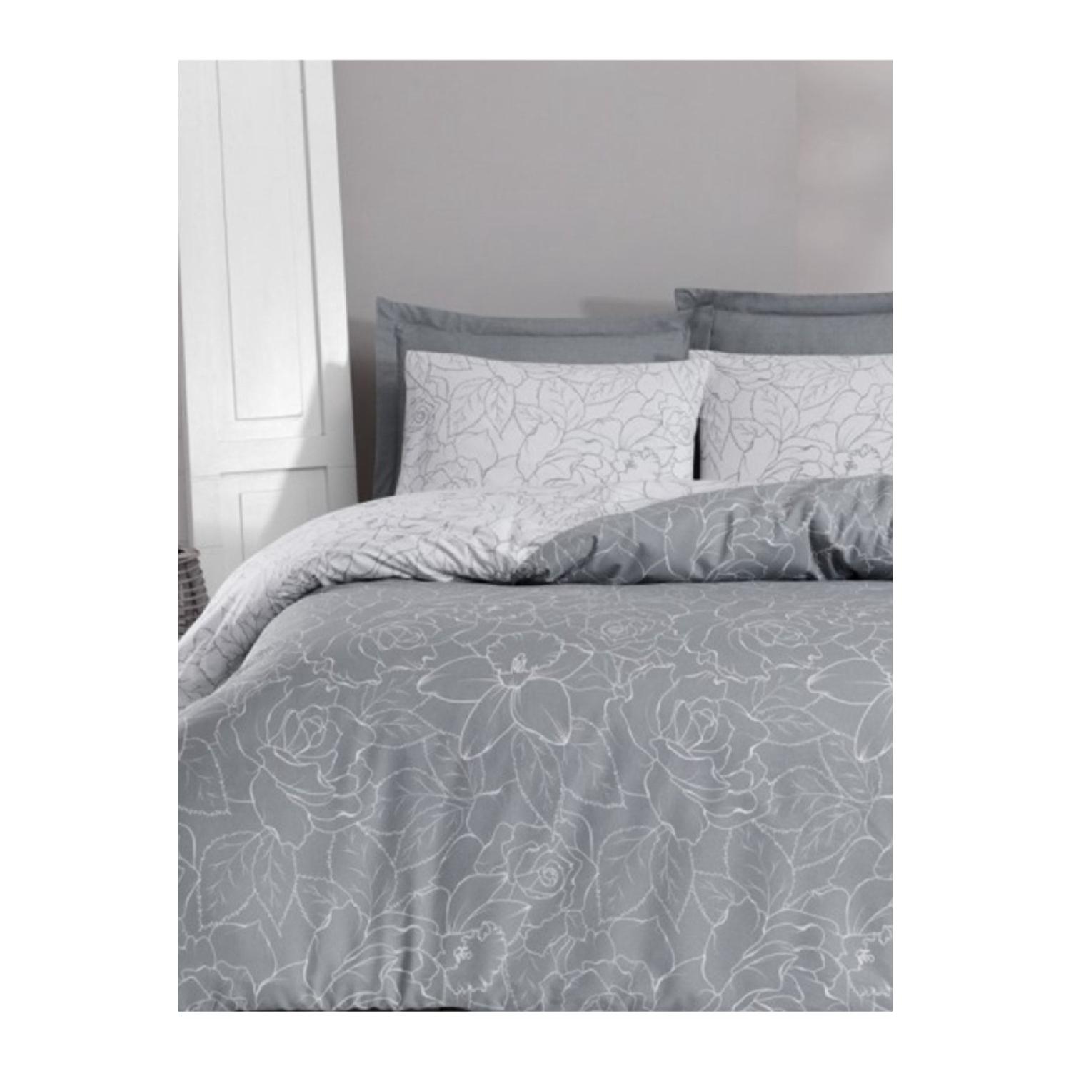 

Пододіяльник Luxart Eve Con 200x220 сірий колір