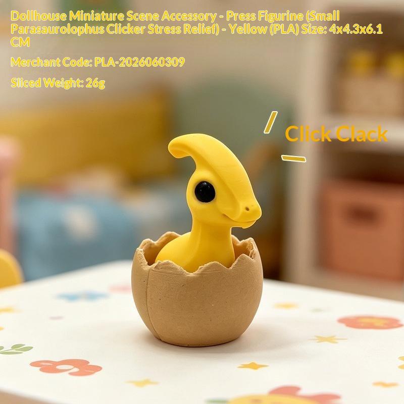3D Printed Cactus Clicker Keychain Mini Fidget Clicker Toy Portable Push Button Stress Relief Keyring Gift For Kids Adults