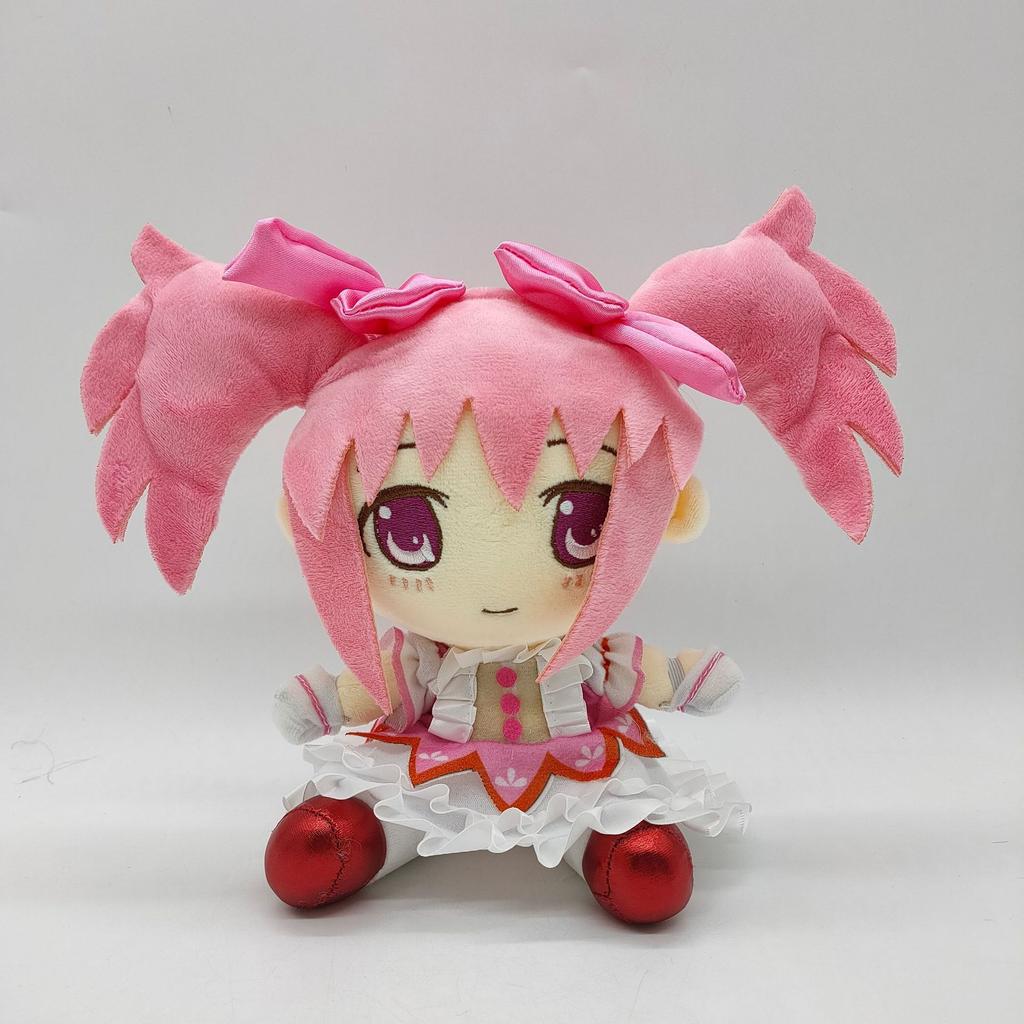 Kaname Madoka Plush Doll Toy Cosplay Puella Magi Madoka Magica Cute Soft Stuffed Pillow Birthday Gift 20cm