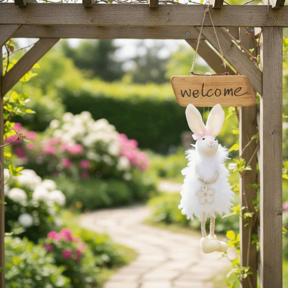 Hanging Design Rabbit Doll Festive Style Easter Bunny Easter Decoration Spring Holiday