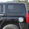 American Flag Vinyl Rear Side Window Decals Compatible with Hummer H3 2005-2009,Window Decals Precut Stickers Exterior Accessories(Black)
