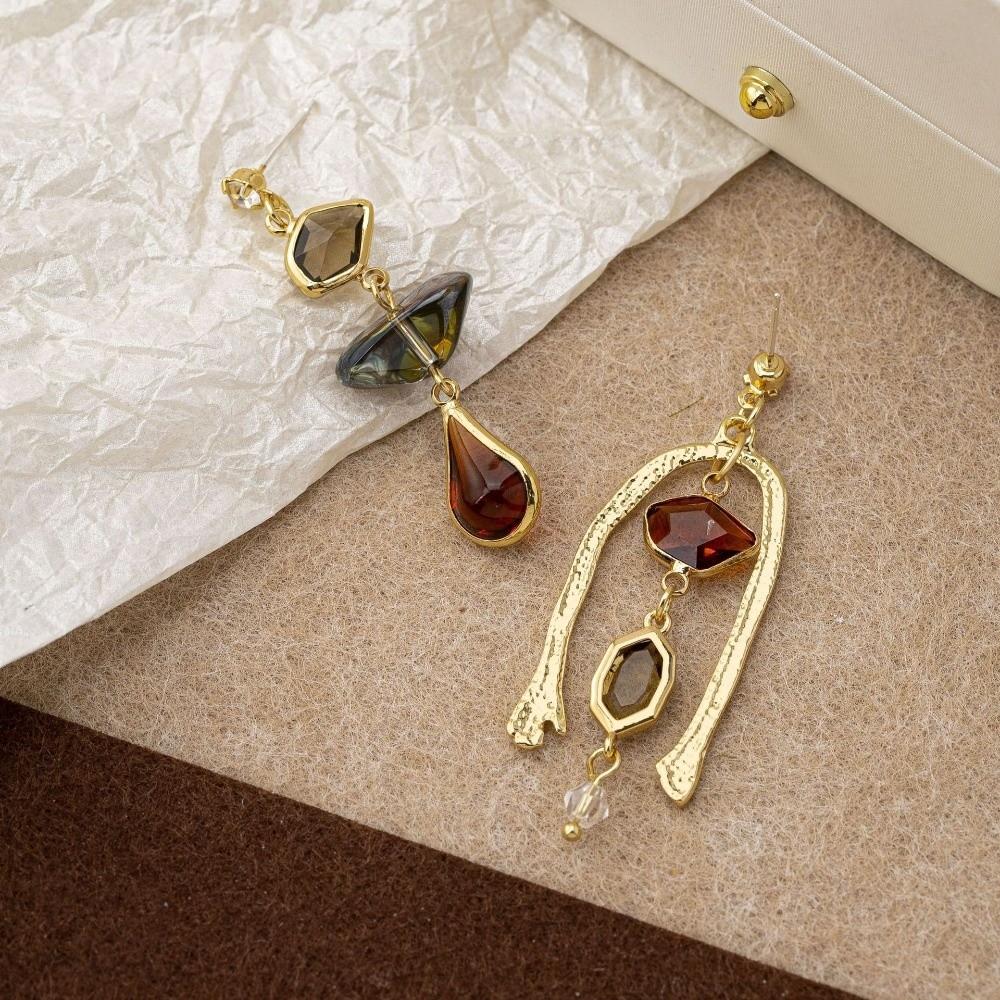 Elegant Drop Dangle Earrings Charm Vintage Earrings Gift Asymmetric Earrings Women