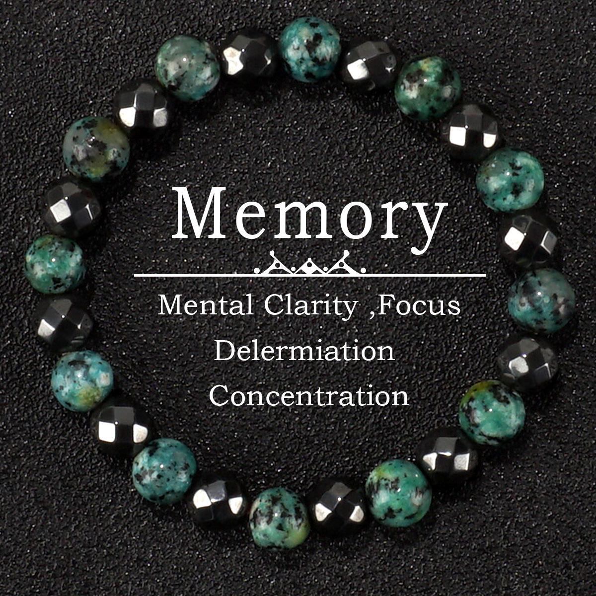 Браслет из натуральных камней Агат, Апатит, Лазурит, Хрусталь