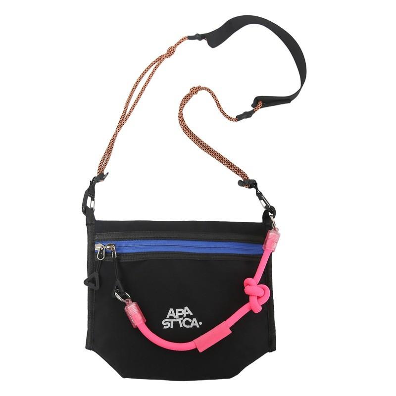 Borsa a tracolla in nylon stile street con design colorblock per l'uso quotidiano