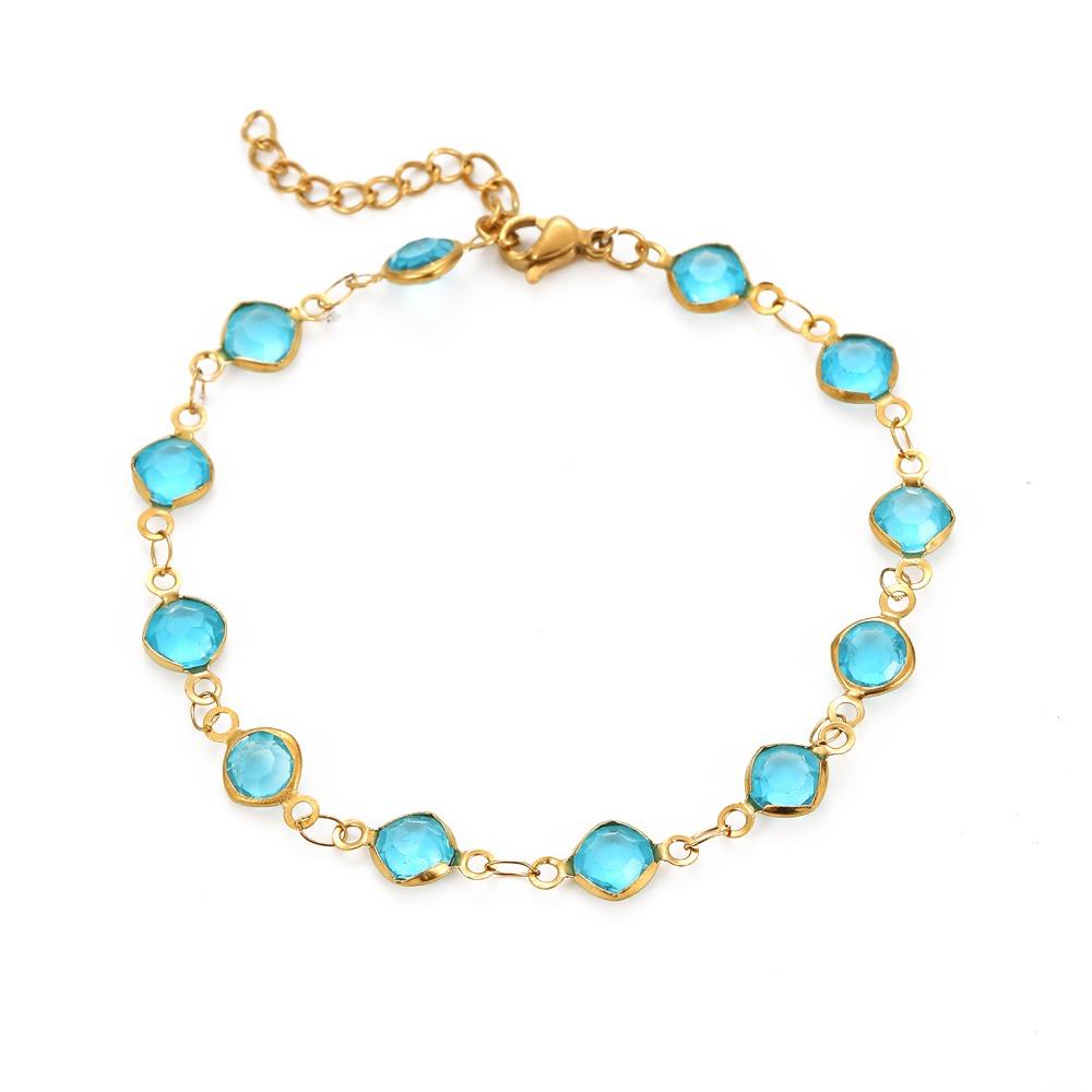 

Luxury Elegant Circle Bangles Colorful Crystal Sparkling Bracelets Jewelry Gift